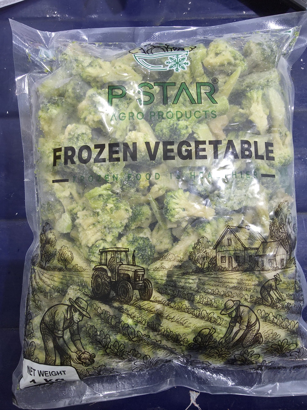 Genuine P Star Broccoli 1 kg pouch
