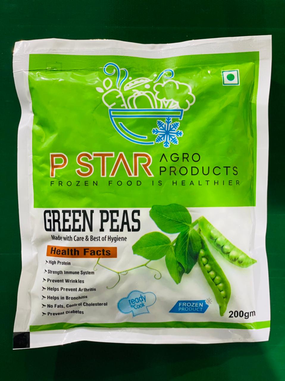 Genuine P Star Green Peas 200 g retail pack
